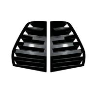 tuyda 2PCS Car Rear Shutter Cover Trim,Fit For Volkswagen,Fit For VW,Fit For Golf 5 MK5 2005-2007 Rear window grille decorative cover(Gloss Black)