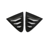 tuyda 2pcs Car Rear Shutters Cover Trim,Fit For Toyota, Corolla Sedan 2019-2022 Louvers Window Rear window grille decorative cover(Matte black)