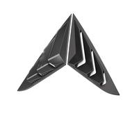 tuyda 2pcs Car Rear Window Louver Shutter,Fit For Hyudnai Lafesta 2014-2022 Window Cover Rear window grille decorative cover(Bright black)