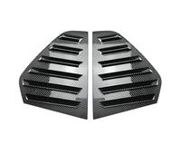 tuyda 2PCS Car Rear Window Shutter Cover Trim,Fit For Volkswagen, Fit For Golf, MK8 2020-2023 Rear window grille decorative cover(Carbon Fiber Look)