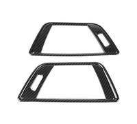 tuyda 2Pcs Car Side Air Conditioning Vent Cover Trim Frame Sticker,Fit For 3 Series F30 LHD Replacement Accessories car HVAC vent trim