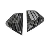tuyda 2pcs Rear Side Louver Trim Cover Stickers,Fit For KIA, Optima K5 2011-2015 Accessories Window Blinds Rear window grille decorative cover