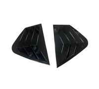 tuyda 2pcs Rear Side Window Blinds Trim Cover Louver Stickers,Fit For KIA, Optima K5 2011-2015 Frame ABS Auto Car Accessories Rear window grille decorative cover(Gloss Black)