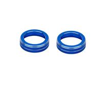 tuyda AC Climate Control Switch Knob Button Fit For Nissan Rogue X-Trail Qashqai 2014-2018 vehicle Adjustment Ring Cover(Blue)