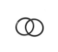 tuyda Air Condition Vent Outlet Switch Knob Fit For Toyota GR86 Fit for Subaru, BRZ 2022-2024 vehicle Adjustment Ring Cover(Black Ring)