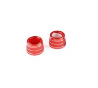 tuyda Air Conditioner Adjustment Knob Fit for BMW 5 7 Serie G30 G11 G12 6 Serie GT 2017-2019 Vehicle Adjustment Ring Cover(Red)