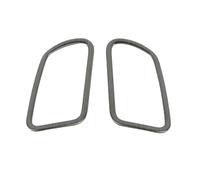 tuyda Car Front Side Air Condition Vent Outlet Cover Trim,Fit For KIA, Cerato Forte K3 2019-2021 car HVAC vent trim(Steel Black)