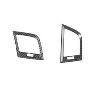 tuyda Car Front Side Air Condition Vent Outlet Cover Trim,Fit For Q5 2018-2020 Interior Mouldings Accessories car HVAC vent trim(Carbon Fiber Color)