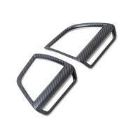tuyda Car Front Side Air Condition Vent Outlet Cover Trim,Fit For Subaru, Forester SK 2018-2021 Interior Accessories car HVAC vent trim(Carbon Fiber 1)