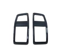tuyda Car Front Side Air Condition Vent Outlet Cover Trim,Fit For Toyota, Bz4x 2021-2024 Interior Accessories car HVAC vent trim(Carbon Fiber Color)