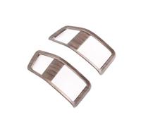 tuyda Car Interior Front Side Air Condition Vent Outlet Cover Trim,Fit For Toyota, Bz4x 2021-2024 car HVAC vent trim(Wood Grain)