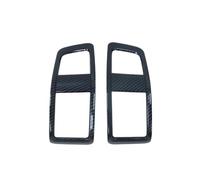 tuyda Car Interior Front Side Air Condition Vent Outlet Cover Trim,Fit For Toyota, Bz4x 2021-2024 car HVAC vent trim(Carbon Fiber Style)