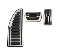 tuyda Car Pedal Pads,Fit For Ford, Focus 2 3 4 MK2 MK3 MK4 RS ST 2005-2020 Kuga Escape 2009-2022 Stainless Steel Pedals Cover vehicle fuel pedal pad(AT with rest pedal)