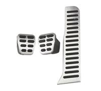 tuyda Car Pedals Cover,Fit For Volkswagen, Fit For CC, Passat B6 B7 R36 R-line,Fit For Skoda, Superb AT MT LHD Auto Pedal Stainless Steel vehicle fuel pedal pad(MT Without Rest)