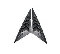 tuyda Car Rear Louver Window Side Cover Trim,Fit For Hyundai, Elantra 2021 2022 Sticker Vent Scoop Accessories Shutter Rear window grille decorative cover(Gloss Black)