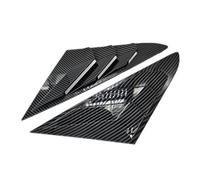 tuyda Car Rear Louver Window Side Cover Trim,Fit For Hyundai, Sonata 9th 2015-2019 Sticker Vent Scoop Blind Shades Shutter Rear window grille decorative cover