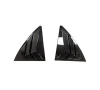 tuyda Car Rear Louver Window Side Cover Trim,Fit For Toyota, Corolla 2007-2013 Sticker Vent Scoop Accessories Auto Shutter Rear window grille decorative cover(Gloss Black)