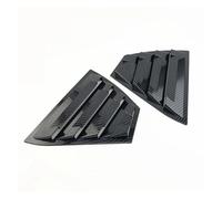 tuyda Car Rear Louver Window Side Trim,Fit For Nissan, Sentr Sylphy 2020-2022 Shutter Cover Sticker Vent Scoop Rear window grille decorative cover(Carbon)