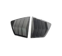 tuyda Car Rear Louver Window Side Trim Sticker,Fit For Accord 8th Sedan 2008-2013 Rear window grille decorative cover(Carbon)