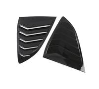 tuyda Car Rear Shutter Cover Side Vent Trim,Fit For CR-V CRV 2017-2022 Blinds Window Louver Sticker Rear window grille decorative cover(Gloss Black)
