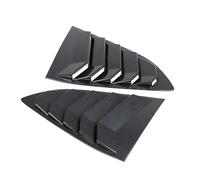 tuyda Car Rear Shutter Cover Side Vent Trim,Fit For CR-V CRV 2017-2022 Sticker Window Louver Rear window grille decorative cover(Carbon Look)