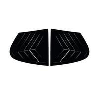 tuyda Car Rear Shutter Cover Trim,Fit For 1 Series E87 2005-2011 Window Louver Side Vent Trim Rear window grille decorative cover(Gloss Black)