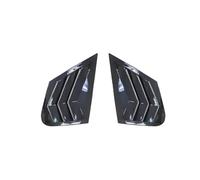 tuyda Car Rear Shutter Cover Trim,Fit For KIA, Optima K5 Sedan 2016-2019 Sticker Vent Scoop Louver Rear window grille decorative cover(Gloss Black)