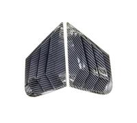 tuyda Car Rear Shutter Cover Trim,Fit For KIA, Optima K5 Sedan 2016-2019 Sticker Vent Scoop Louver Rear window grille decorative cover