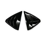 tuyda Car Rear Side Louvers Vent Trim,Fit For Mazda, CX5 2018-2023 Rear Window Louver Shutter Cover Rear window grille decorative cover(Glossy Black)