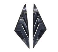 tuyda Car Rear Side Shutter Cover,Fit For Hyundai, Sonata 2011-2015 Trim Sticker Vent Louver Window Rear window grille decorative cover
