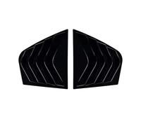tuyda Car Rear Side Shutter Cover,Fit For KIA, Stinger 2018-2023 Trim Sticker Vent Louver Window Rear window grille decorative cover(Gloss Black)