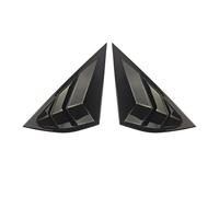tuyda Car Rear Side Shutter Cover Trim,Fit For Mustang Mach-E Mach E 2021 2022 Sticker Louver Window Rear window grille decorative cover(Glossy Black)