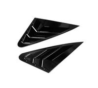 tuyda Car Rear Side Shutter Cover Trim Sticker,Fit For A4 A4L S4 B8 Sedan 2009-2016 Louver Window Rear window grille decorative cover(Gloss Black)