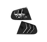 tuyda Car Rear Side Shutter Cover Trim Sticker,Fit For Volkswagen,Fit For VW,Fit For Scirocco 2009-2018 Rear window grille decorative cover(Gloss Black)