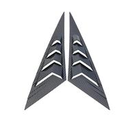 tuyda Car Rear Side Shutter Trim Cover,Fit For Hyundai, Elantra 2021 2022 Sticker Vent Scoop Louver Rear window grille decorative cover(Carbon Fiber)