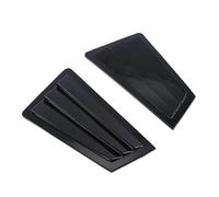 tuyda Car Rear Side Shutter Trim Cover,Fit For Mazda, 3 Sedan 2003-2008 Trim Sticker Vent Scoop Louver Rear window grille decorative cover(Gloss Black)