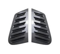tuyda Car Rear Window Shutter Cover Trim,Fit For Volkswagen, Fit For Golf,4 MK4 Window Louver Side Vent Carbon Fiber Auto Decoration 1997-2006 Rear window grille decorative cover(Carbon Fiber)