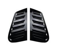tuyda Car Rear Window Shutter Cover Trim,Fit For Volkswagen, Fit For Golf,4 MK4 Window Louver Side Vent Carbon Fiber Auto Decoration 1997-2006 Rear window grille decorative cover(Gloss Black)
