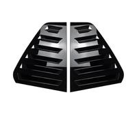 tuyda Car Rear Window Shutter Cover Trim, Fit For Volkswagen, Fit For Golf, 6 MK6 2008-2012 Auto Decoration Carbon Fiber Window Louver Side Vent Rear window grille decorative cover(Gloss Black)