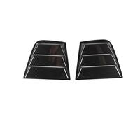 tuyda Car Rear Window Side Shutter Cover,Fit For Dodge, Charger 2011-2021 Blind Trim Sticker Vent Scoop Rear window grille decorative cover(Carbon)