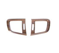 tuyda Car Side Air Condition Vent Outlet Cover Trim,Fit For CRV CR-V 2017-2022 car HVAC vent trim(ABS Wood grain)