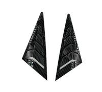 tuyda Car Side Shutter Blind Shades Cover Trim Sticker,Fit For Civic, Sedan 8th 2006-2010 Vent Carbon Front Triangle Window Louver Rear window grille decorative cover(Carbon)