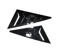 tuyda Car Side Shutter Blind Shades Cover Trim Sticker,Fit For Civic, Sedan 8th 2006-2010 Vent Carbon Front Triangle Window Louver Rear window grille decorative cover(Gloss Black)