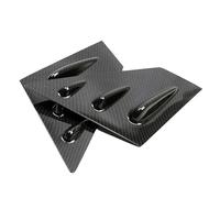tuyda Car Side Shutter Blind Shades Cover Trim Sticker,Fit For Subaru, WRX STI 2015-2018 Vent Carbon Black Front Triangle Window Louver Rear window grille decorative cover(Carbon)