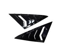 tuyda Car Side Shutter Blind Shades Cover Trim Sticker,Fit For VW, Fit For Golf, 7 MK7 MK7.5 2013-2019 Vent Carbon Auto Front Triangle Window Louver Rear window grille decorative cover(Gloss Black)
