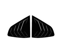 tuyda Car Side Shutter Cover Trim Sticker,Fit For BMW, X4 G02 2018-2024 Vent Scoop ABS Carbon Fiber Black Accessories Rear Louver Window Rear window grille decorative cover(Gloss Black)