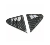tuyda Car Side Shutter Cover Trim Sticker,Fit For Cadillac, XT4 2018-2022 Vent Scoop ABS Carbon Fiber Accessories Auto Rear Louver Window Rear window grille decorative cover