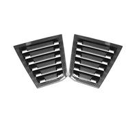 tuyda Car Side Shutter Cover Trim Sticker,Fit For Chevrolet, Cruze 2016-2019 Vent Scoop ABS Carbon Fiber Auto Rear Louver Window Rear window grille decorative cover(Carbon)