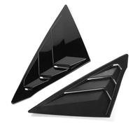 tuyda Car Side Shutter Cover Trim Sticker,Fit For Civic, 11th Gen Sedan 2022 Vent Scoop ABS Carbon Fiber Black Rear Louver Window Rear window grille decorative cover(Gloss Black)
