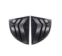 tuyda Car Side Shutter Cover Trim Sticker,Fit For Civic, Sedan 8th 2006-2010 Vent Scoop ABS Carbon Fiber Style Rear Louver Window Rear window grille decorative cover(Carbon)